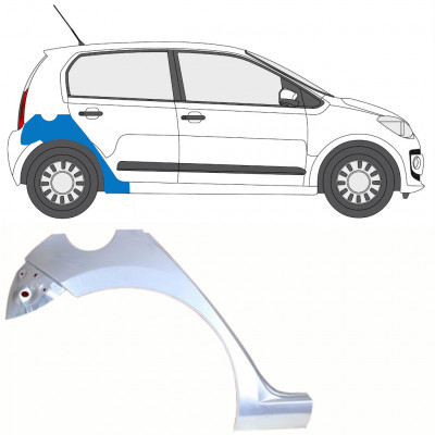 Reparaturni lim stražnjeg blatobrana za Volkswagen UP! 2011- / Desno 8672