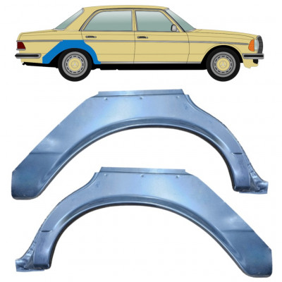 Reparaturni lim stražnjeg blatobrana za Mercedes W123 1975-1985 / Lijevo+Desno / Set 9645