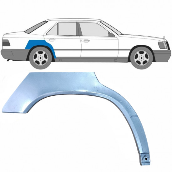 Reparaturni lim stražnjeg blatobrana za Mercedes W124 1984-1996 / Desno 6070