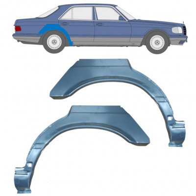 Reparaturni lim stražnjeg blatobrana za Mercedes S-class 1979-1991 / Lijevo+Desno / Set 9644