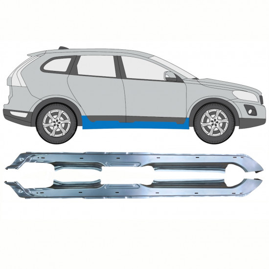 Lim praga za Volvo Xc60 2008-2017 / Lijevo+Desno / Set 10345