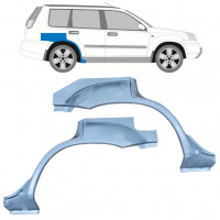 Reparaturni lim stražnjeg blatobrana za Nissan X-TRAIL 2001-2007 / Lijevo+Desno / Set 10129