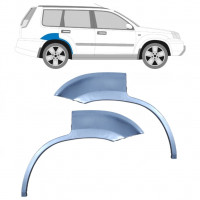 Mali reparaturni lim stražnjeg blatobrana za Nissan X-TRAIL 2001-2007 / Lijevo+Desno / Set 10571