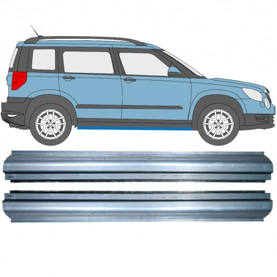 Lim praga za Skoda Yeti 2009- / Set 11378