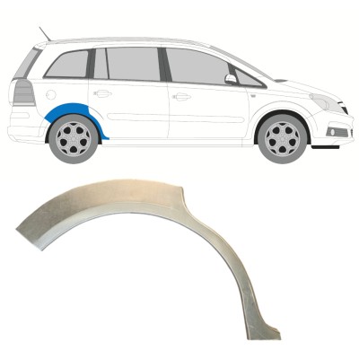 Reparaturni lim stražnjeg blatobrana za Opel Zafira B 2005-2012 / Desno 14756