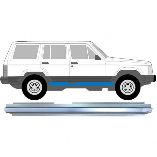 Lim praga za Jeep Cherokee XJ 1984-2001 / Desno 5251