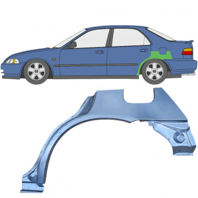 Reparaturni lim stražnjeg blatobrana za Honda Civic 1991-1995 / Lijevo 6649