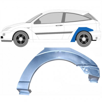 Reparaturni lim stražnjeg blatobrana za Ford Focus 1998-2007 / Lijevo 6285