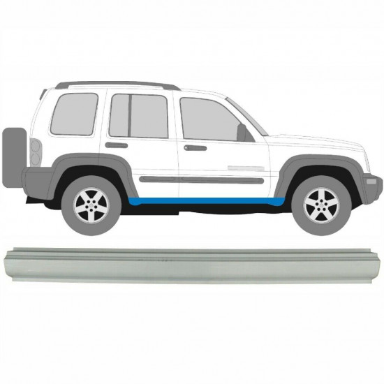 Donji lim praga za Jeep Liberty 2001-2008 / Lijeva = Desna (simetrična) 5343