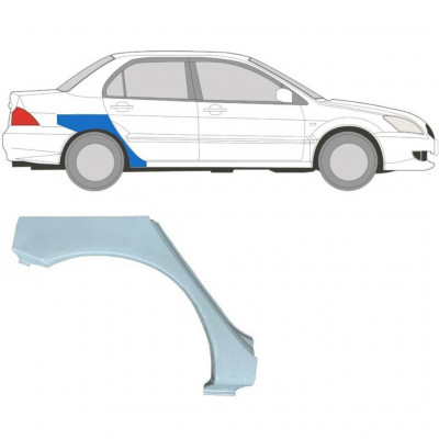 Reparaturni lim stražnjeg blatobrana za Mitsubishi Lancer 2003-2008 / Desno 5284