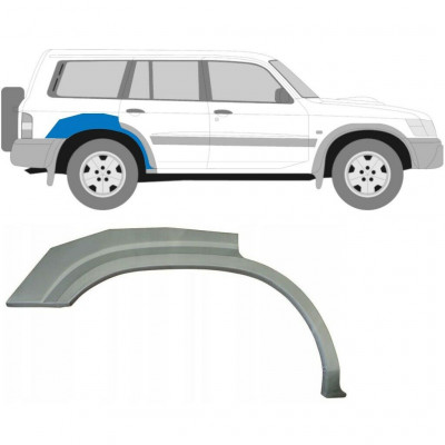 Reparaturni lim stražnjeg blatobrana za Nissan Patrol 1997-2009 / Desno 6262