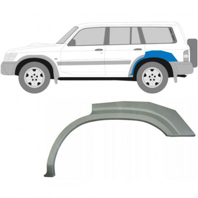 Reparaturni lim stražnjeg blatobrana za Nissan Patrol 1997-2009 / Lijevo 6264