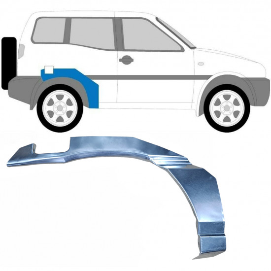 Reparaturni lim stražnjeg blatobrana za Nissan Terrano 1993-1999 / Desno 6346