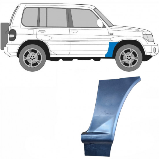 Reparaturni lim prednjeg blatobrana za Mitsubishi Pajero Pinin 1998- / Desno 6563