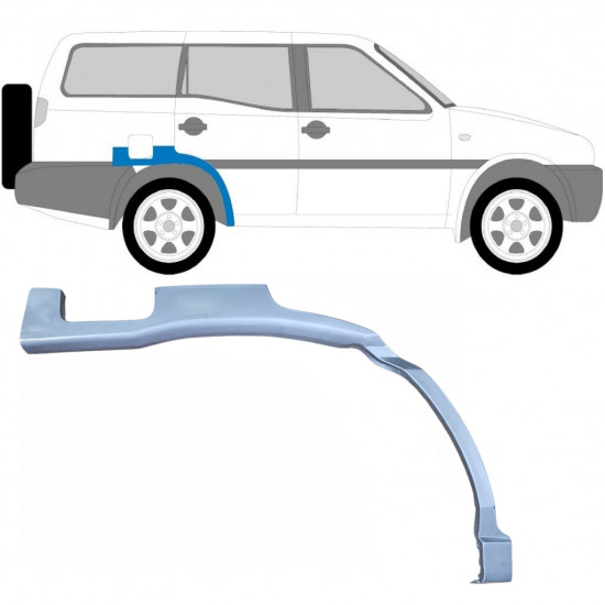 Reparaturni lim stražnjeg blatobrana za Nissan Terrano 1993-1999 / Desno 6251